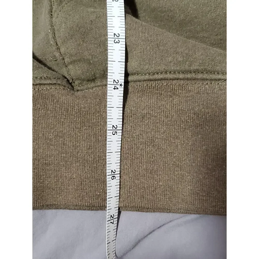 The North Face Men’s Olive Green Hoodie Medium Pullover Logo FA22